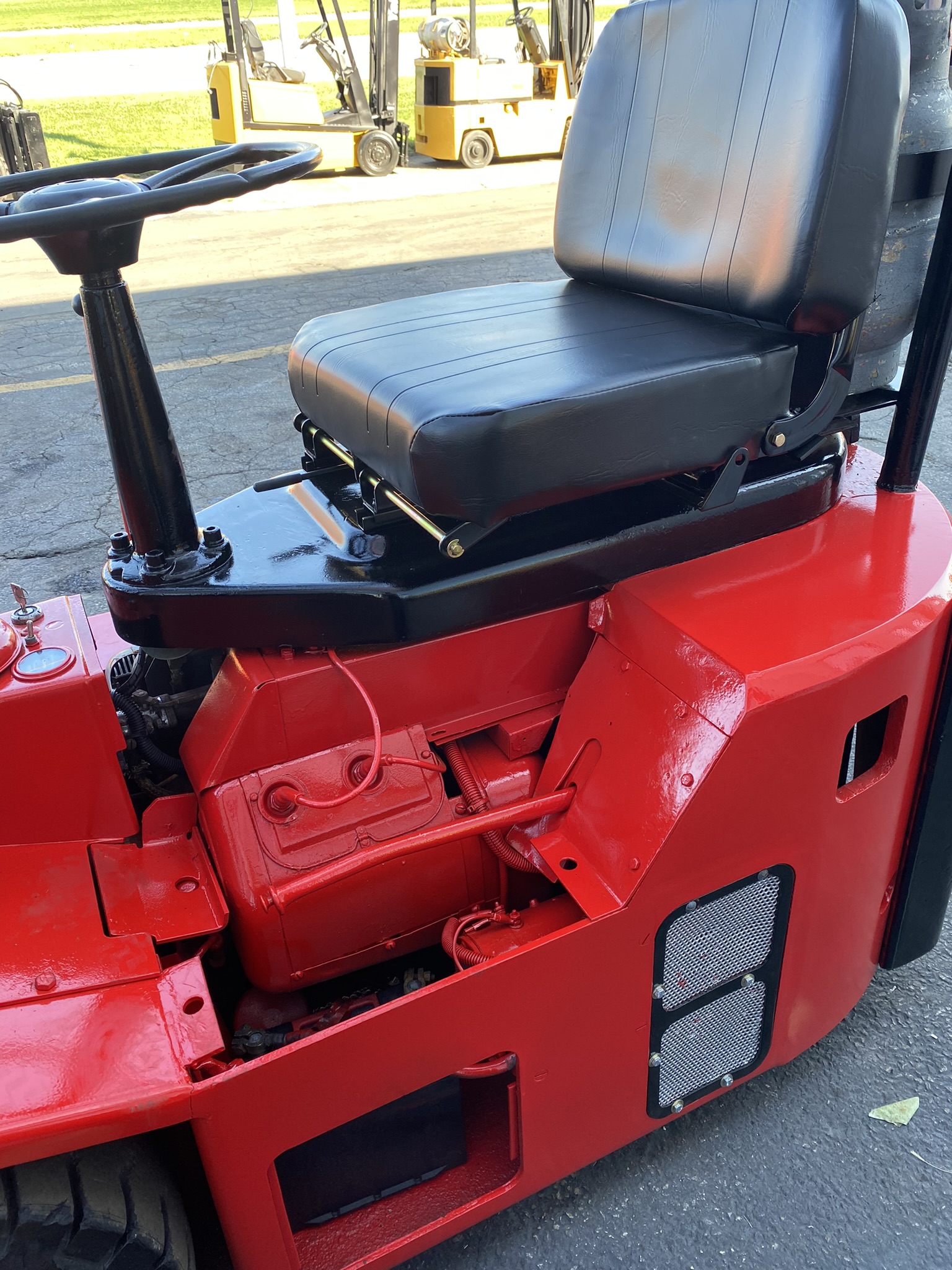 ANTIQUE 1962 CLASSIC HYSTER QC-20 2000LB PNEUMATIC TIRE FORKLIFT ...