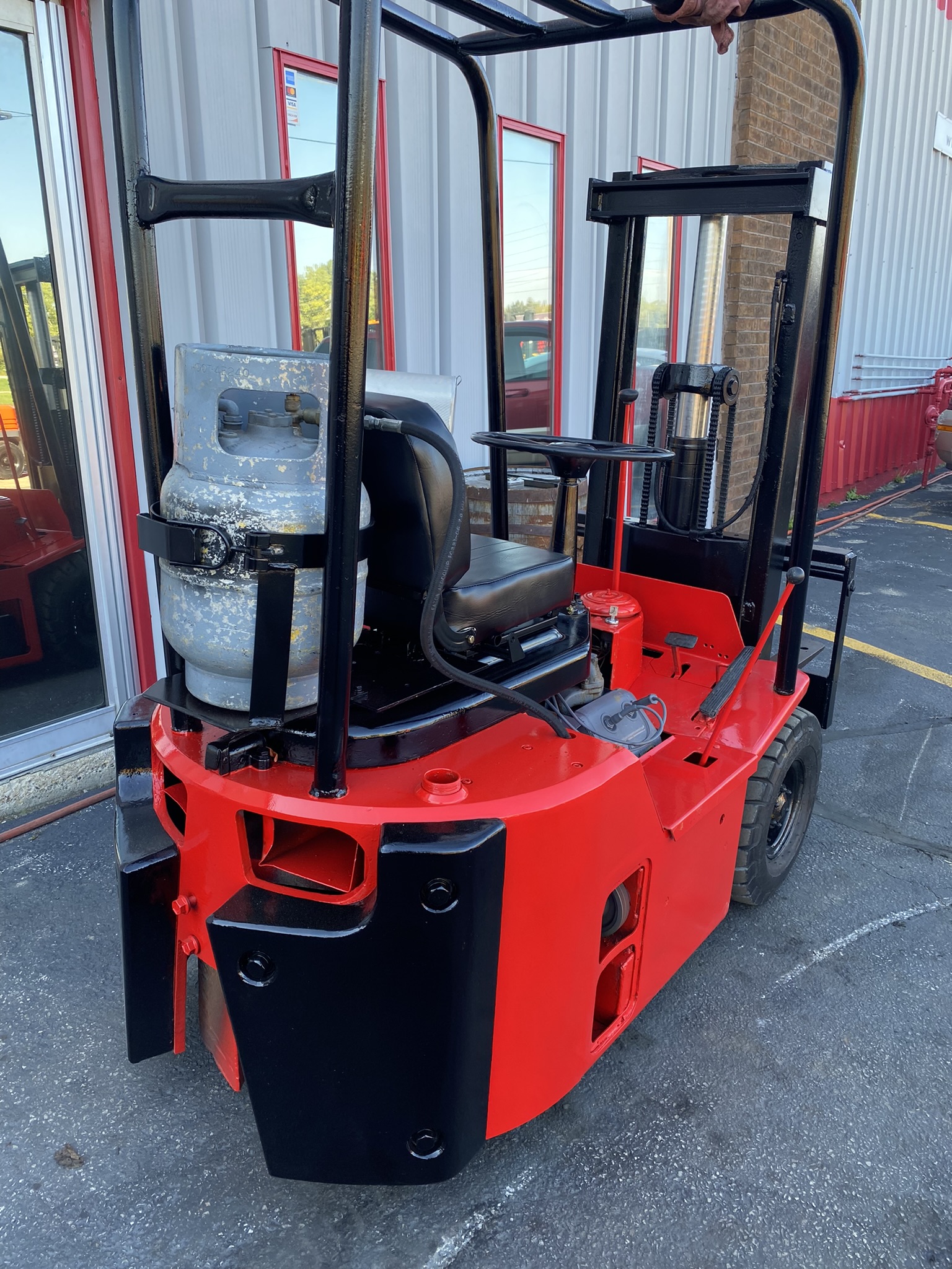 ANTIQUE 1962 CLASSIC HYSTER QC-20 2000LB PNEUMATIC TIRE FORKLIFT ...